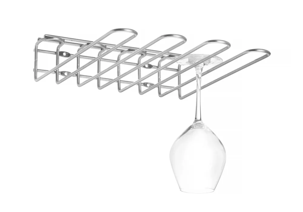 Suporte para Copos de Bar em Aço Inoxidável 350x293x50mm