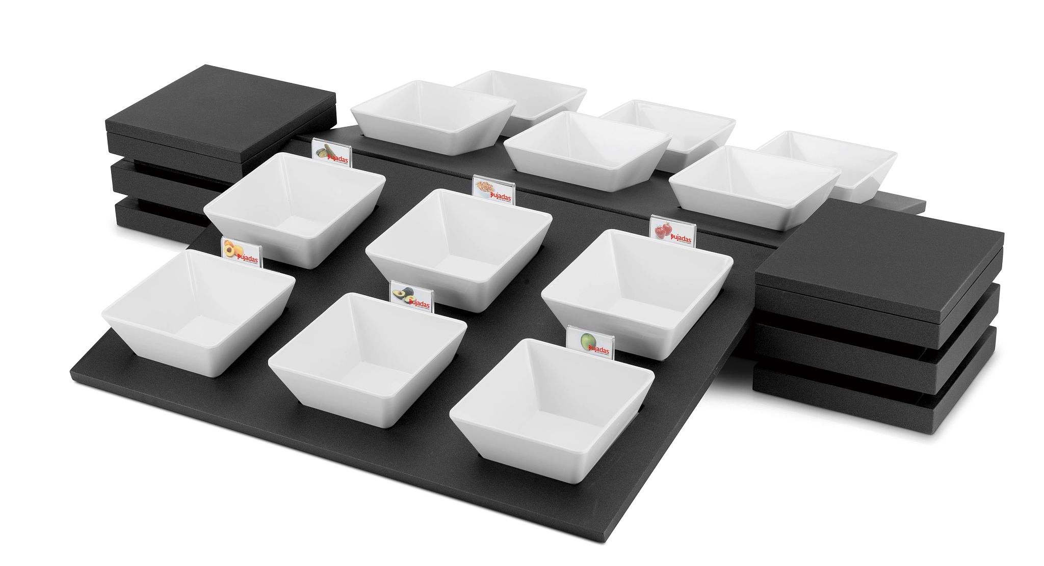 Suporte de Ementa Metacrilato 6x6 cm para Mesa