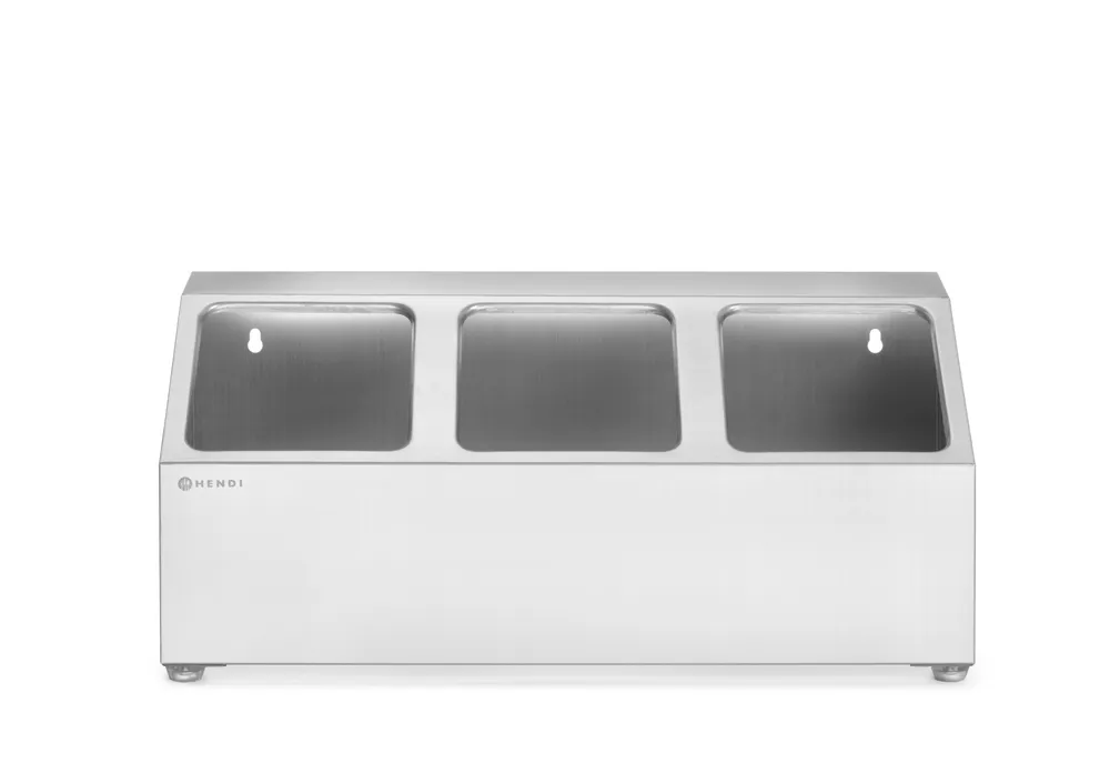 Suporte para Recipientes Gastronorm 5 Compartimentos 745x245x215mm