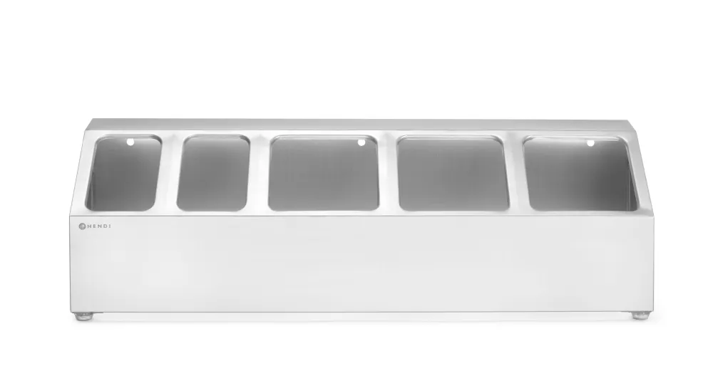 Suporte Gastronorm 3 Compartimentos Aço Inoxidável 512x245x215mm