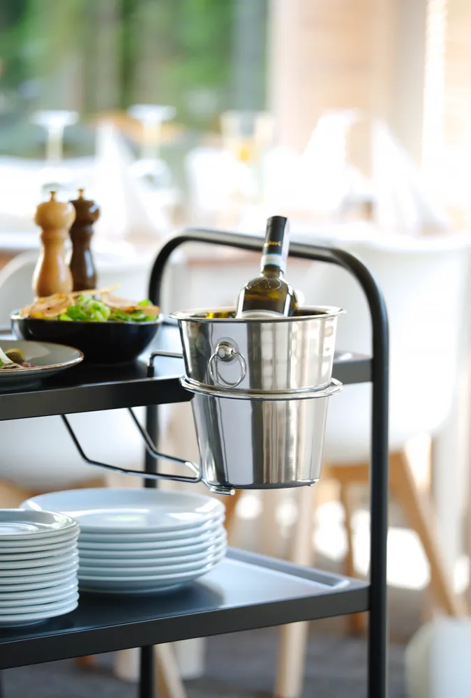 Suporte de Mesa para Refrigerador de Vinho ø195mm Cromado