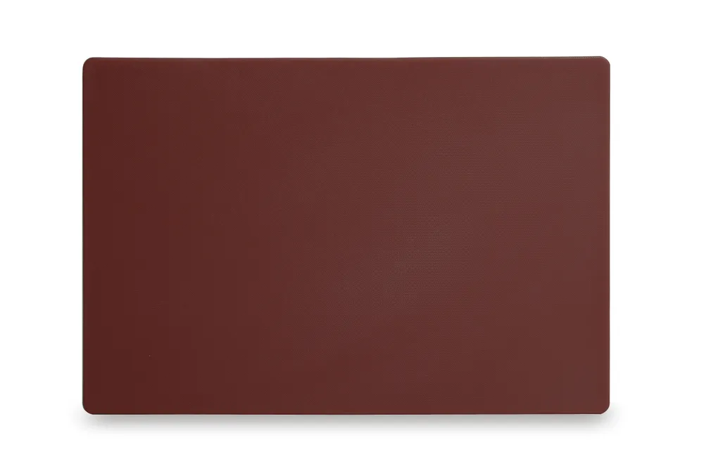 Tábua de Corte HACCP Castanha 450x300x13mm em Polietileno
