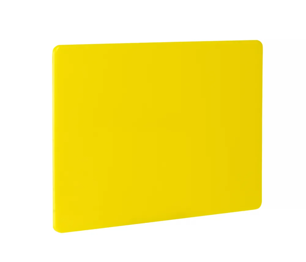 Tábua de Corte HACCP Amarela 450x300x10mm para Aves