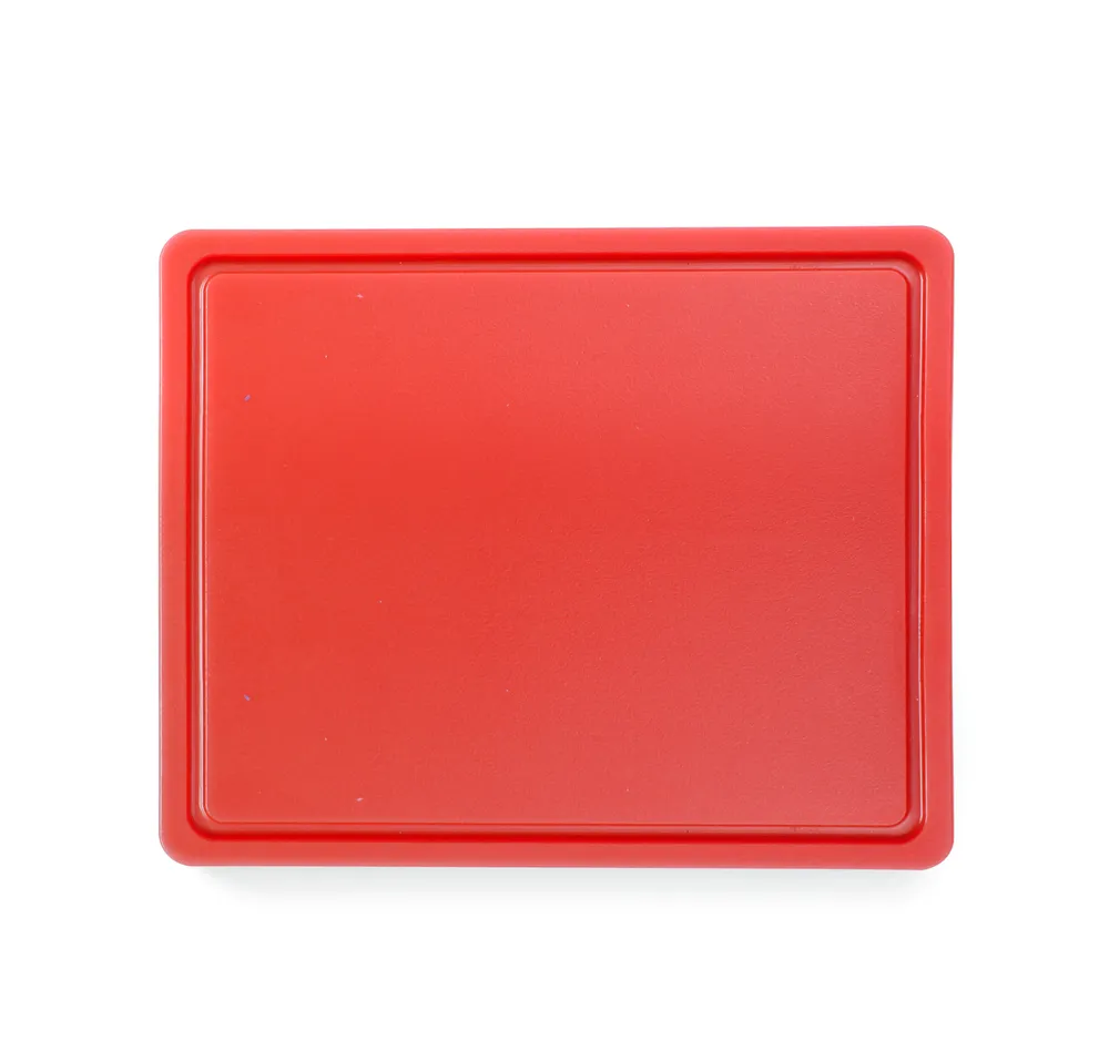 Tábua de Corte Gastronorm 1/2 Vermelha HACCP 325x265mm PEAD 500