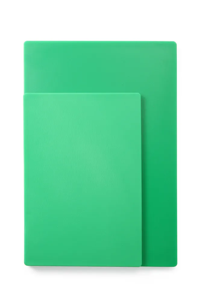 Tábua de Corte HACCP Verde 450x300x13mm para Cozinha Profissional