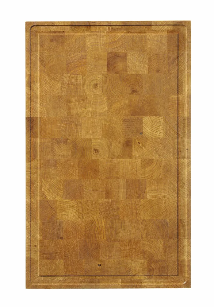 Tábua de Corte de Carvalho Grão Final 325x265x30mm