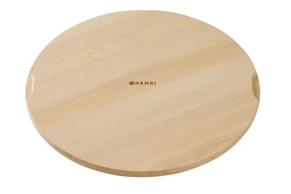 Tábua para Pizza Ø350mm com Ranhuras de Corte em Faia Natural