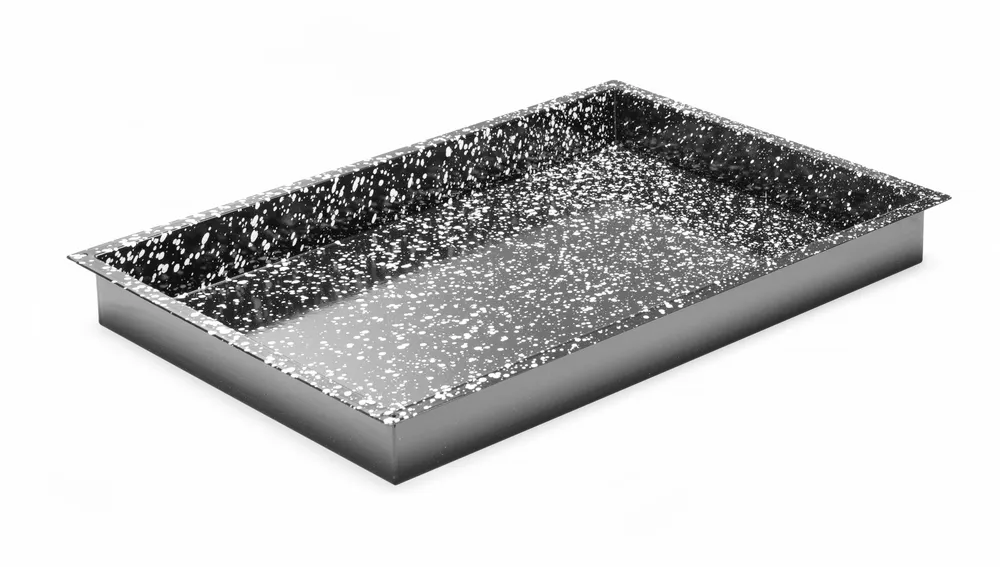 Tabuleiro Conveção 600x400mm Aço Esmaltado Antiaderente