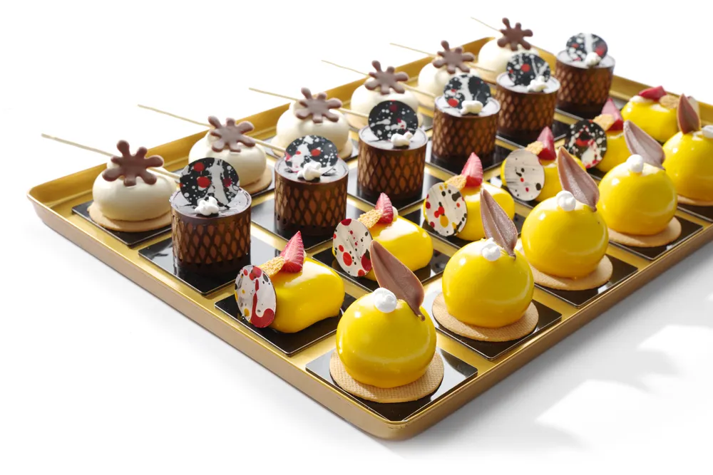 Tabuleiro de Apresentação Dourado 400x300mm para Buffet