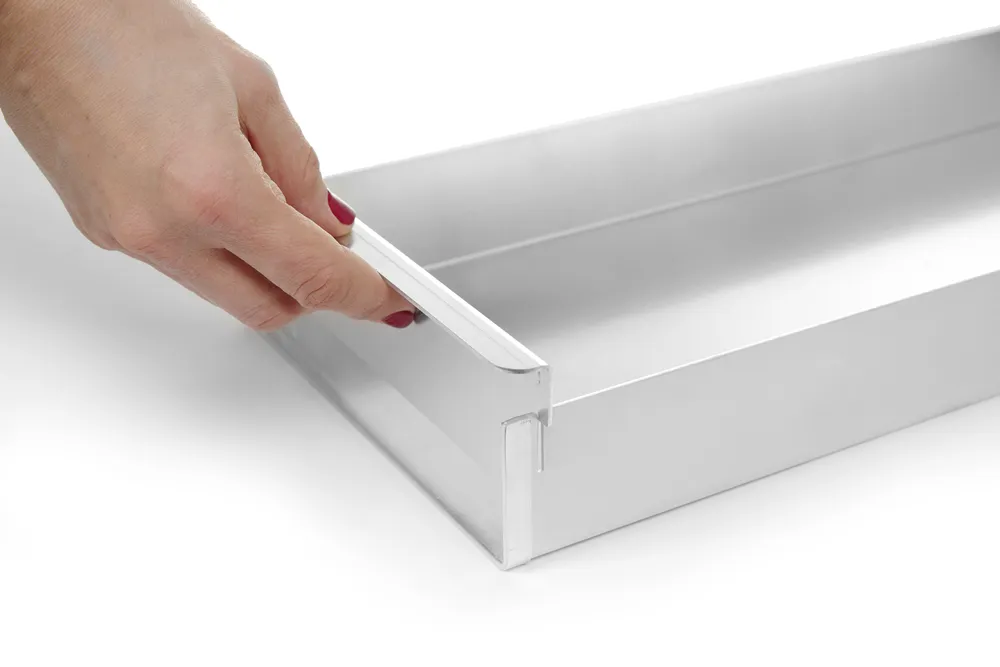 Tabuleiro para Assar Alumínio 580x200mm c/ Painel Removível