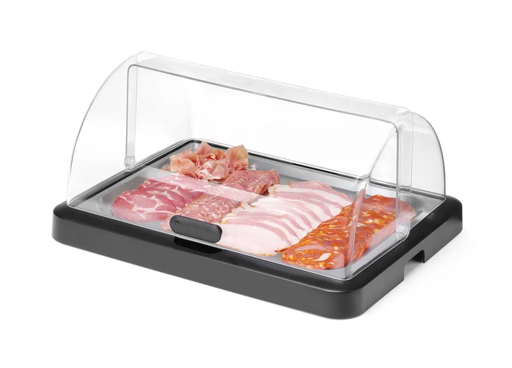 Tabuleiro Expositor Refrigerado com Tampa Basculante 440x320x205mm