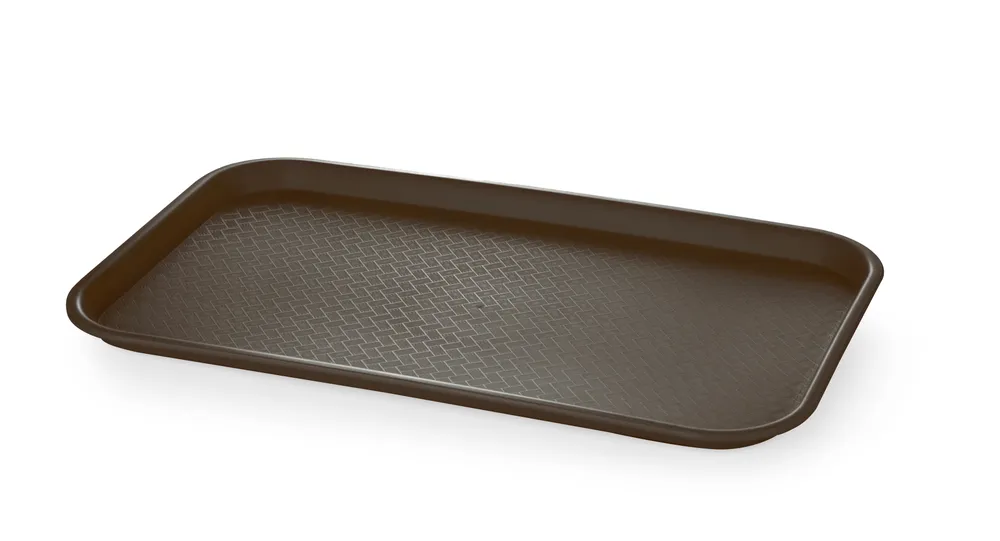 Tabuleiro de Serviço GN 1/1 em Polipropileno Castanho AmerBox para Fast Food
