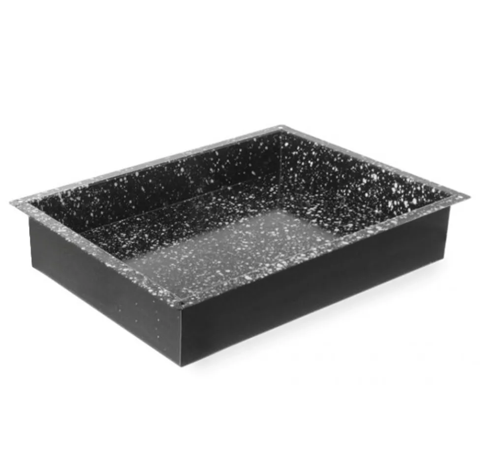 Tabuleiro de Assar GN 2/3 HENDI em Aço Esmaltado Antiaderente 345x325x40mm