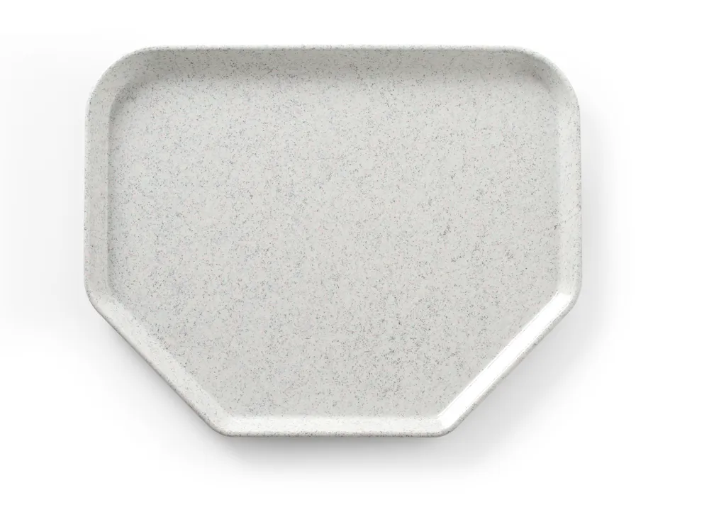 Tabuleiro Trapezoidal Fibra de Vidro 458x358mm Granito