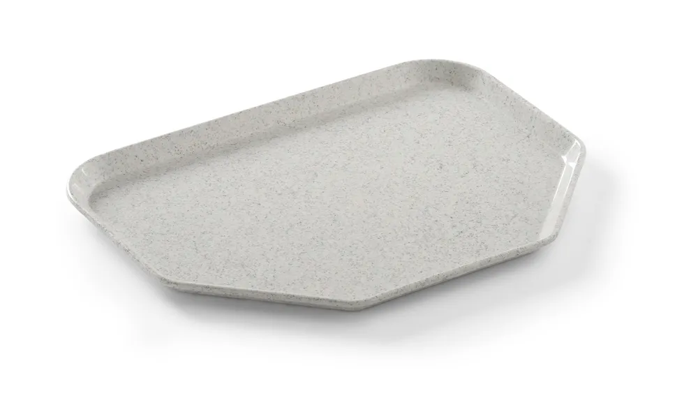 Tabuleiro Trapezoidal Fibra de Vidro 458x358mm Granito