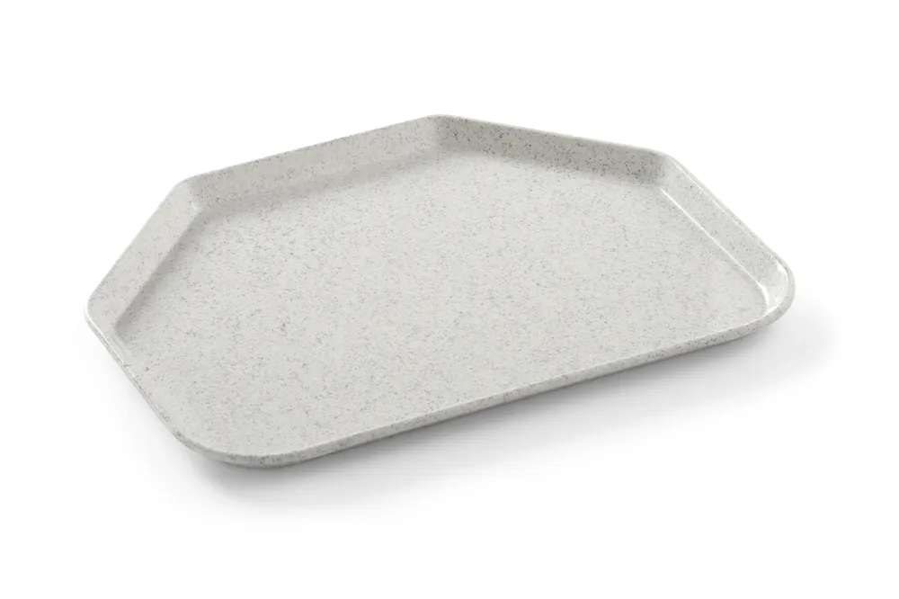 Tabuleiro Trapezoidal Fibra de Vidro 458x358mm Granito