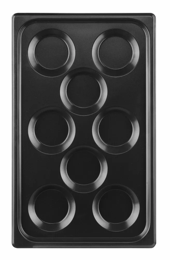 Tabuleiro Antiaderente para Ovos GN 1/1 - 8 Moldes Ø11cm