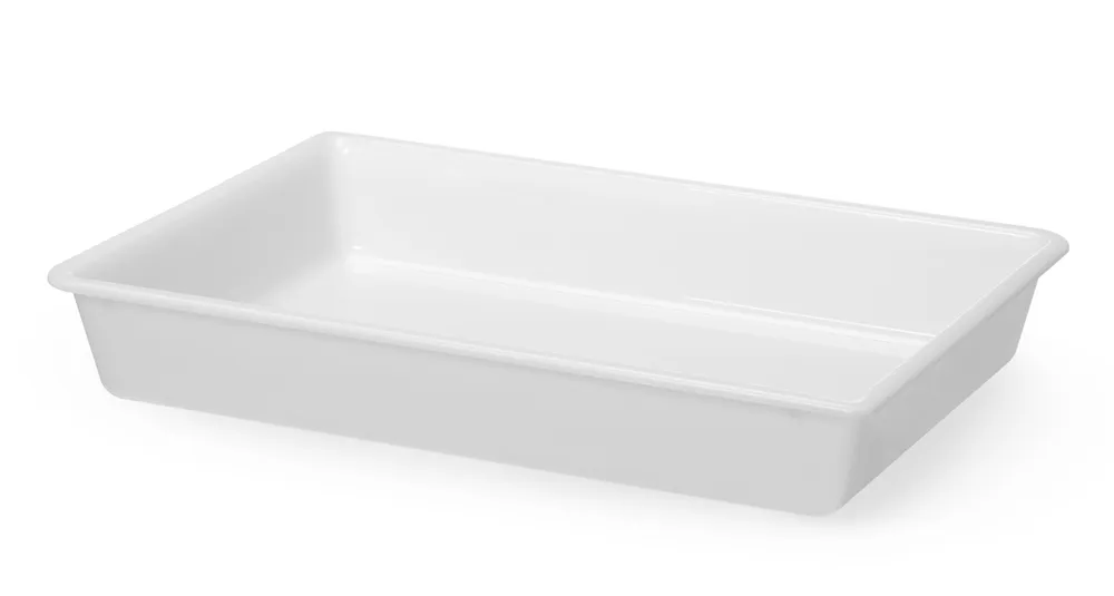 Tabuleiro de Preparação 12L em Polietileno Branco 535x385x85mm