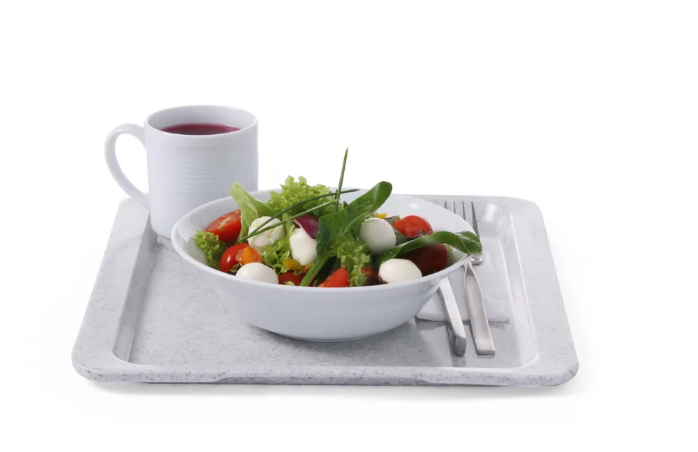 Tabuleiro Self-Service GN 1/2 Poliéster Granito 325x265mm