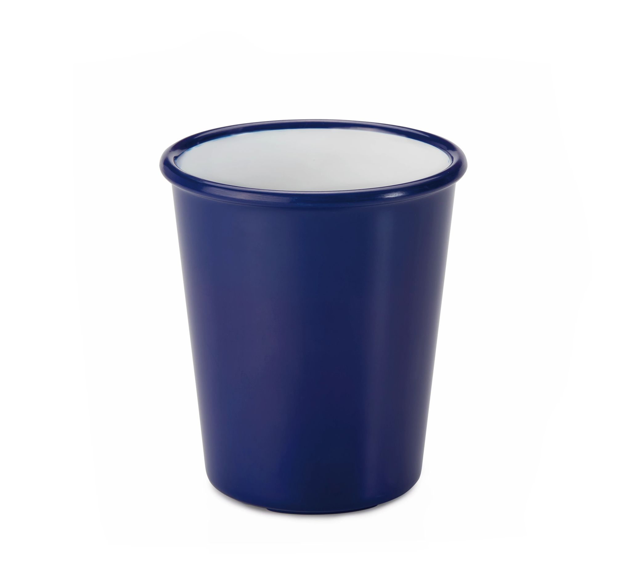 Copo Melamina Azul e Branco 8cm para Serviço de Mesa Profissional