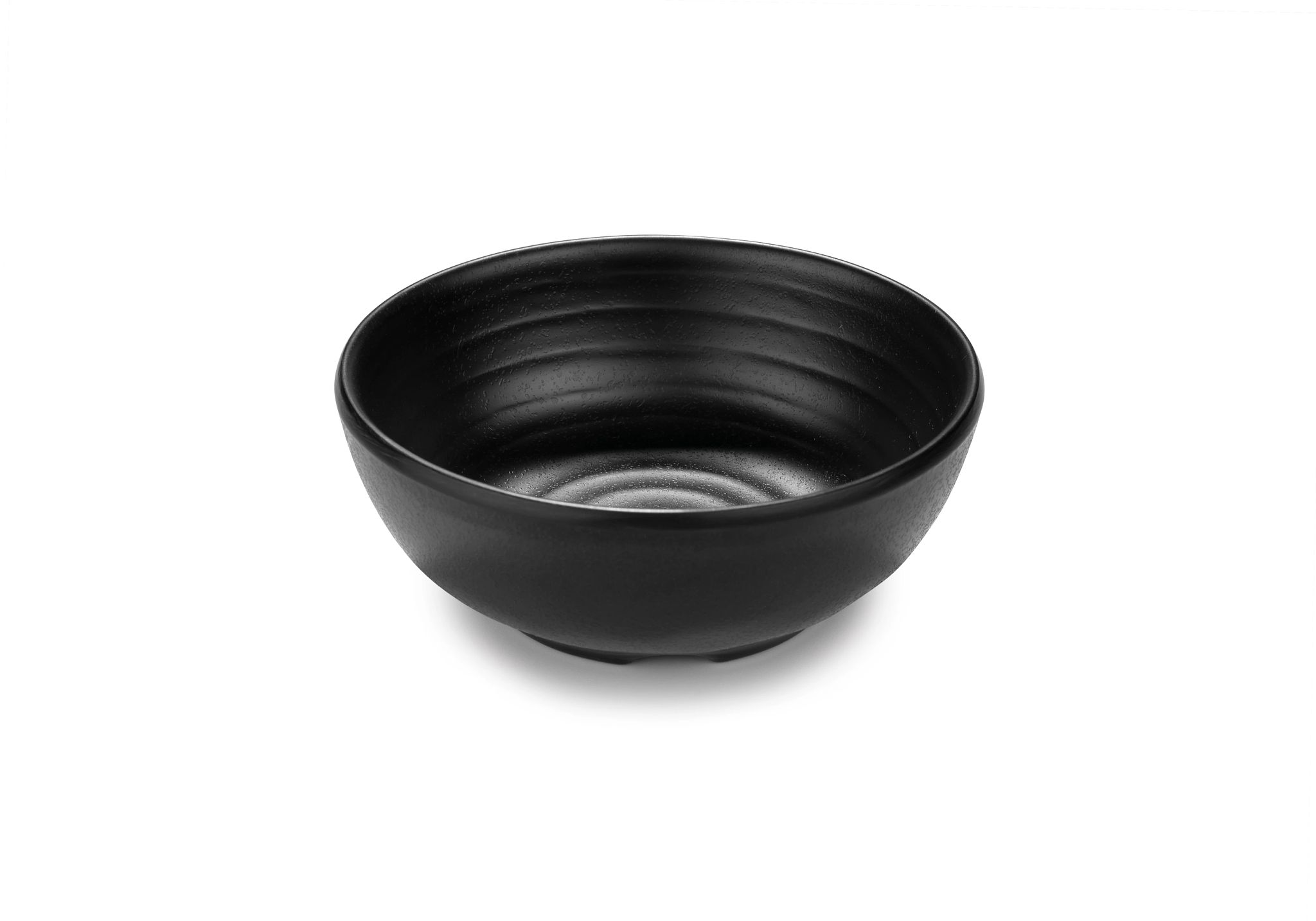 Taça Redonda Melamina Preta 101 mm