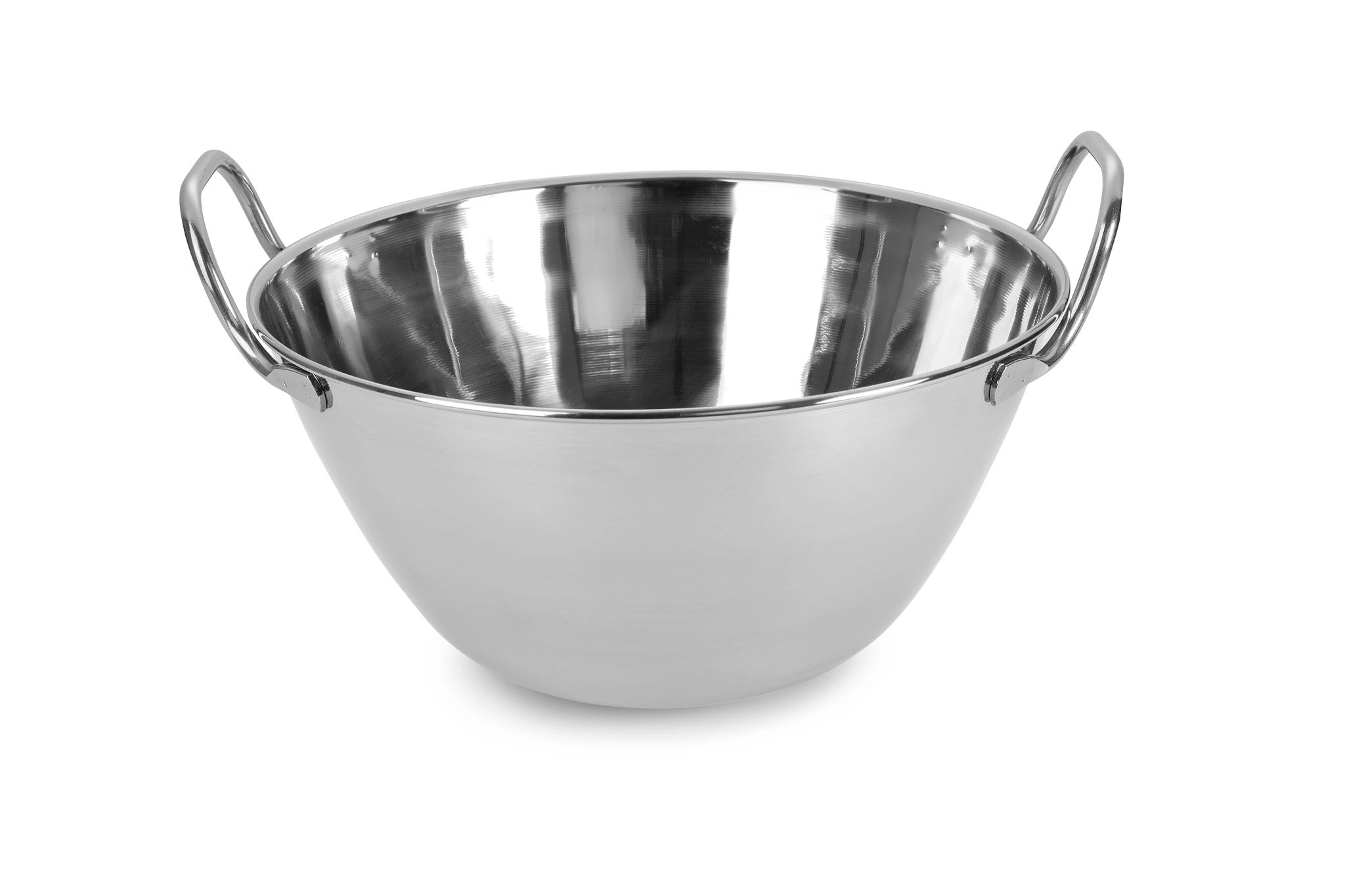 Taça de Mistura Aço Inoxidável 6,5L com Pegas - 30cm