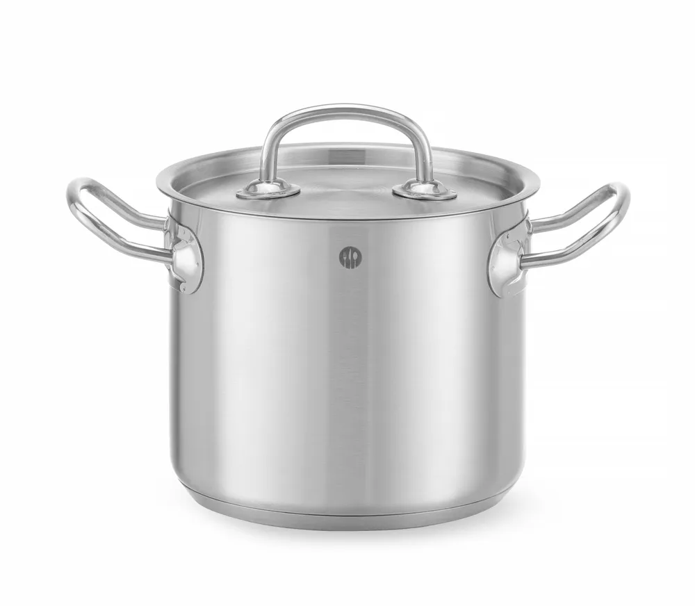 Tacho Alto Profissional 45L, ⌀400mm, Inox com Tampa