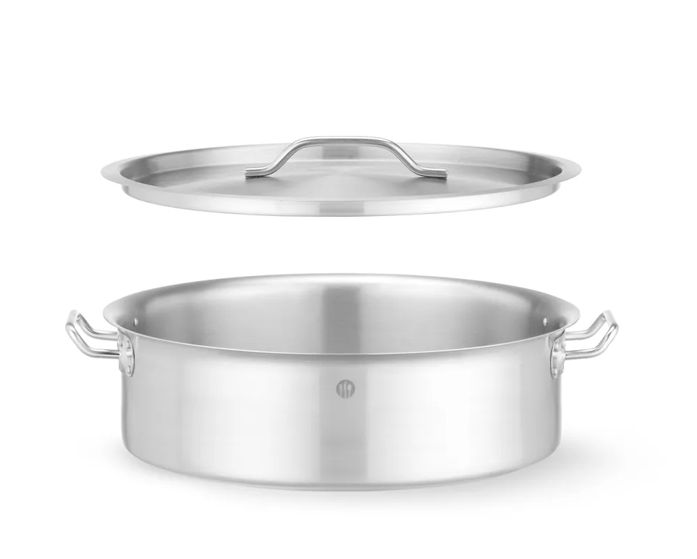 Tacho Baixo com Tampa 10,8L ⌀360mm para Cozinha Profissional