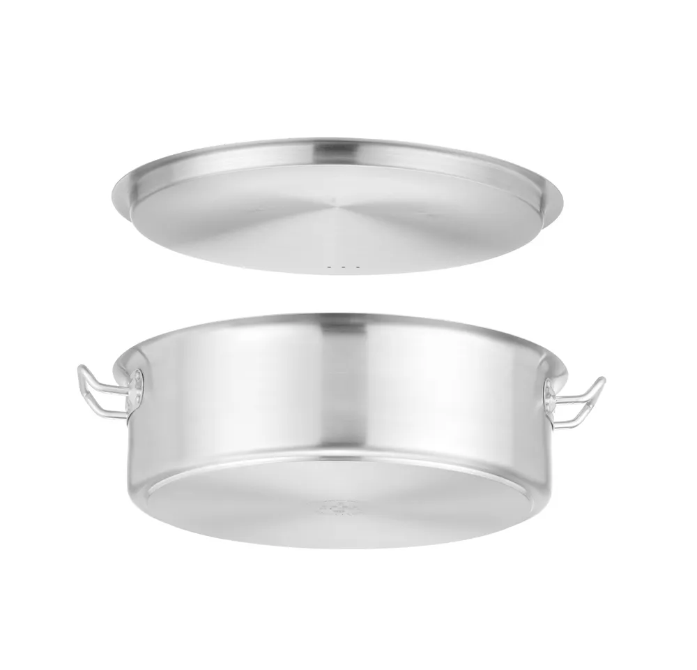Tacho Baixo com Tampa 10,8L ⌀360mm para Cozinha Profissional