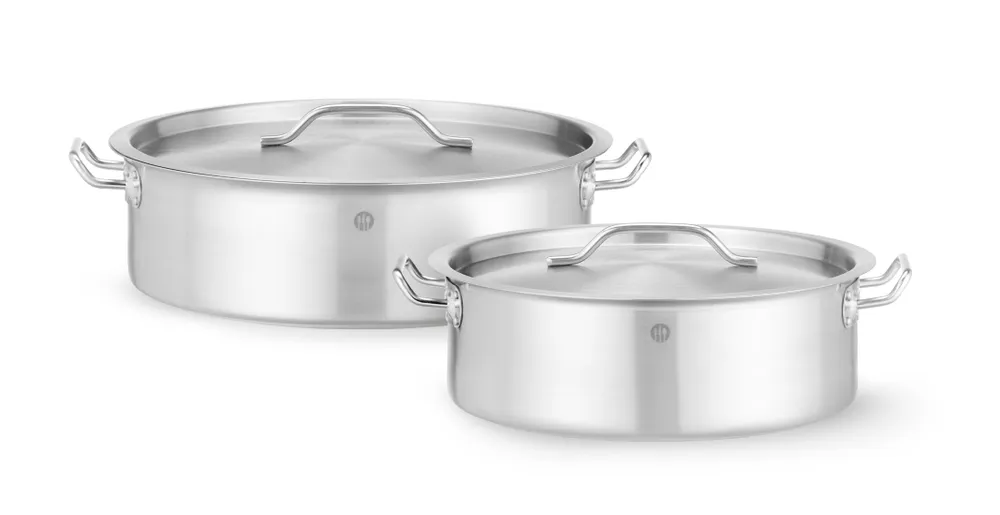 Tacho Baixo com Tampa 10,8L ⌀360mm para Cozinha Profissional