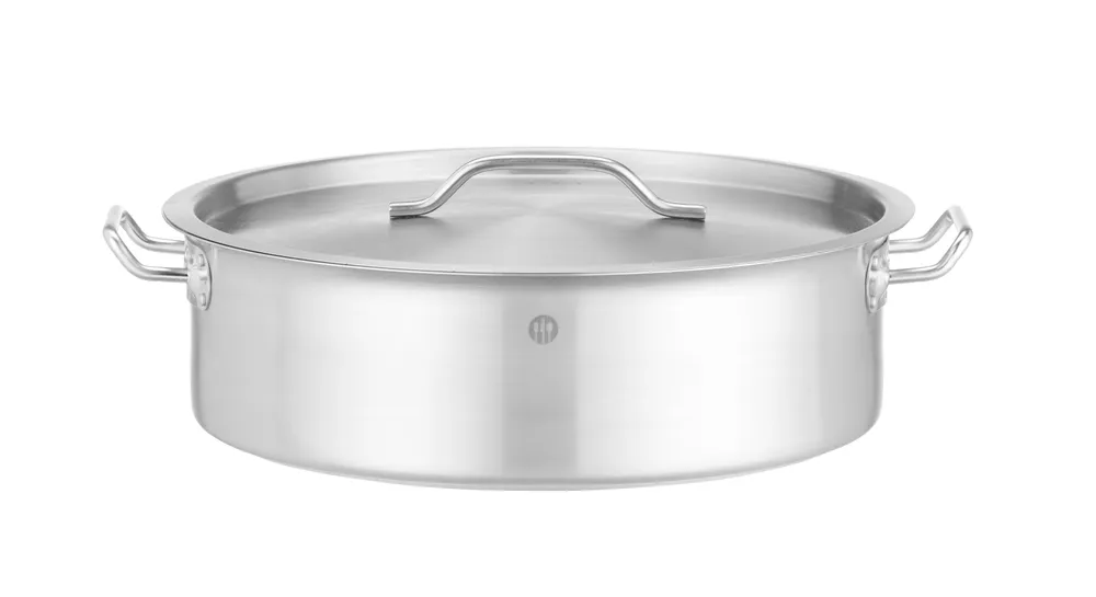 Tacho Baixo com Tampa 10,8L ⌀360mm para Cozinha Profissional