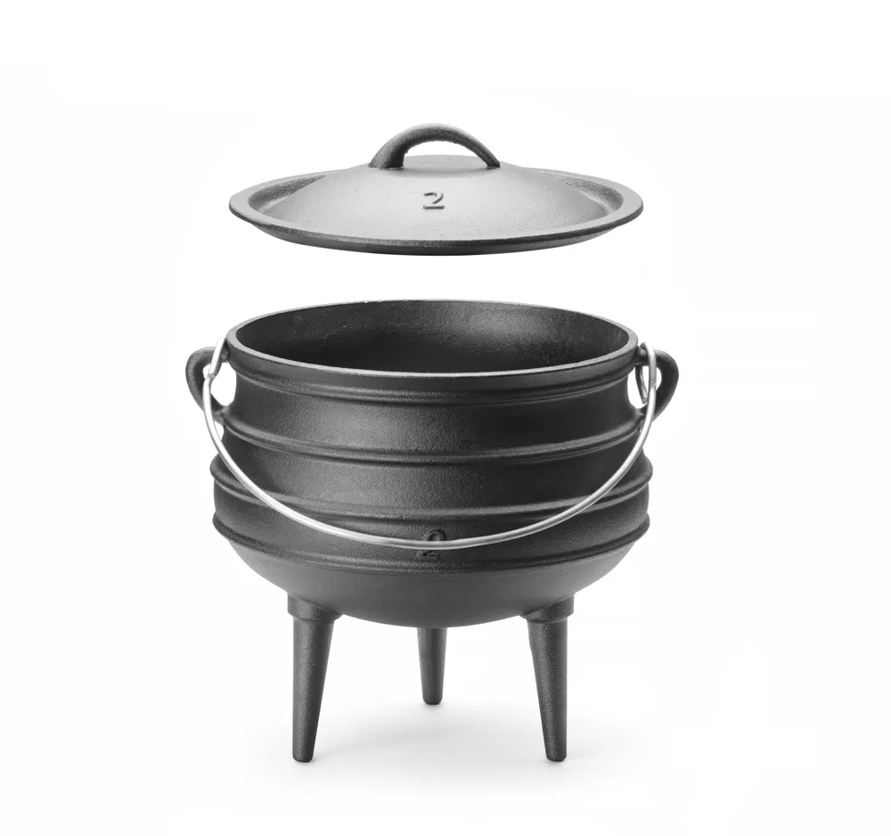 Tacho de Ferro Fundido com Tampa e Pega, ⌀245x(H)280mm