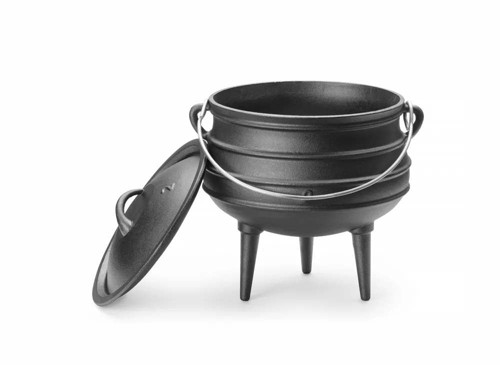 Tacho de Ferro Fundido com Tampa e Pega, ⌀245x(H)280mm