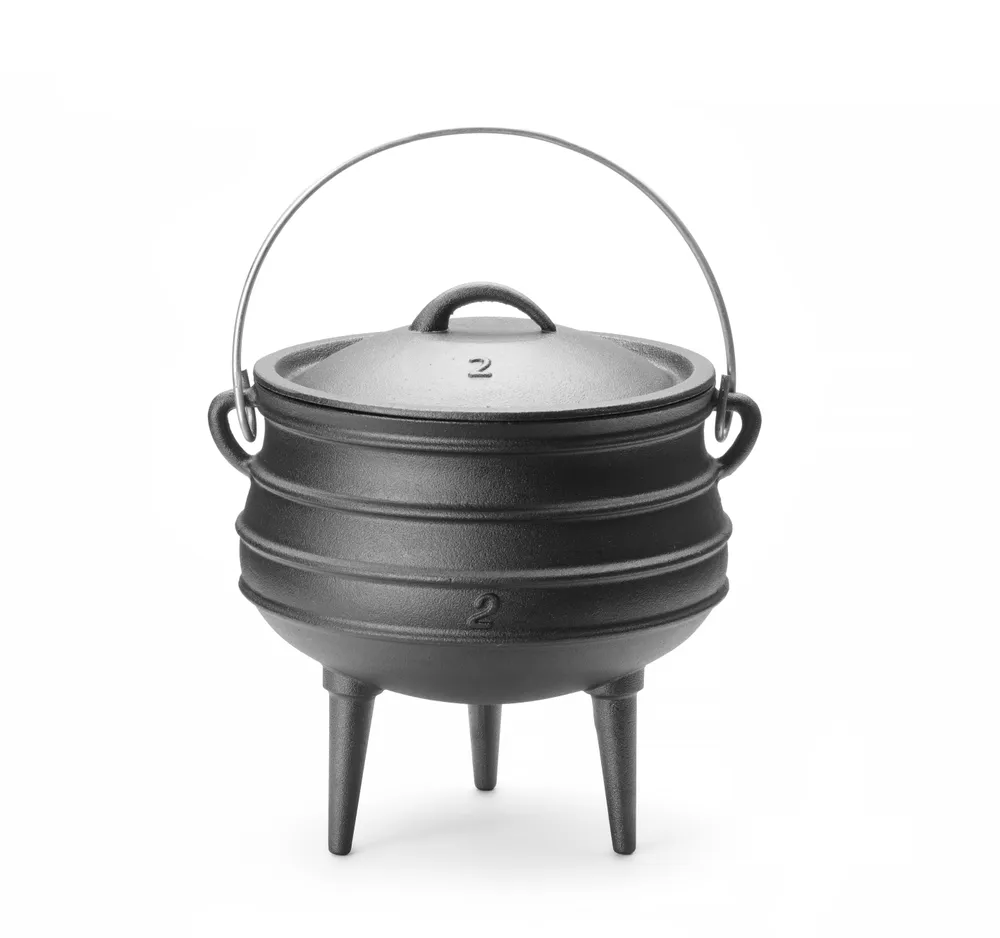 Tacho de Ferro Fundido com Tampa e Pega, ⌀245x(H)280mm