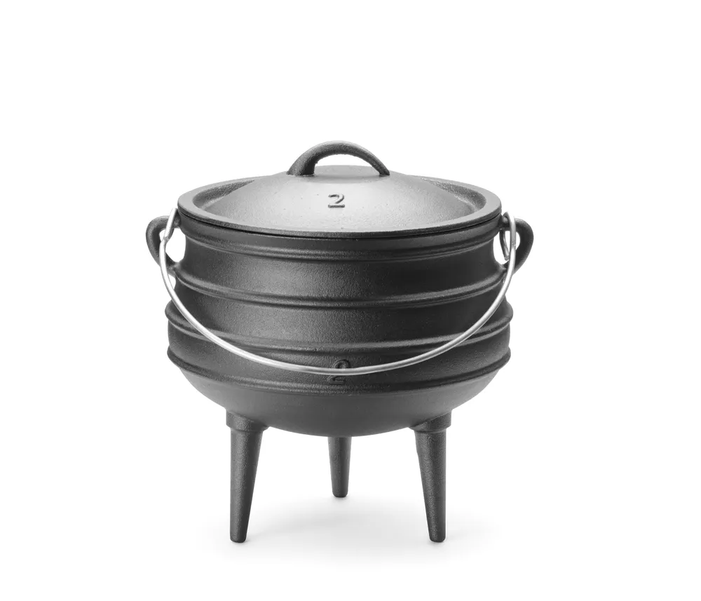 Tacho de Ferro Fundido com Tampa e Pega, ⌀245x(H)280mm
