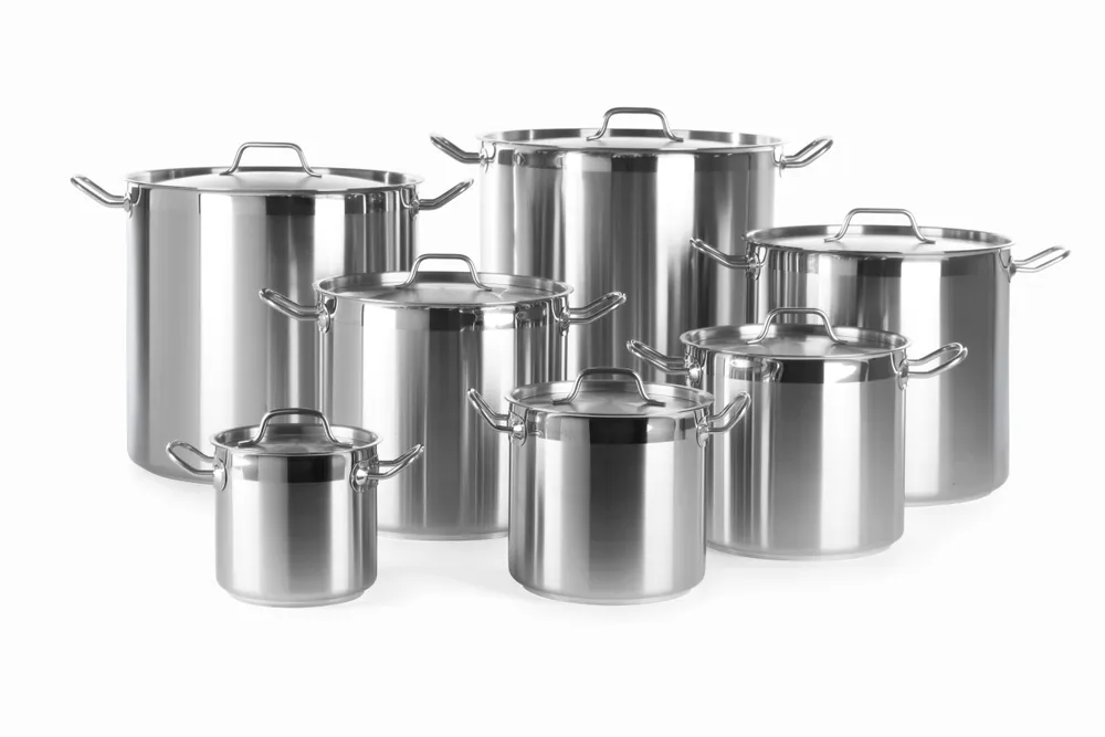 Tacho Industrial Inox com Tampa, 50L, Indução