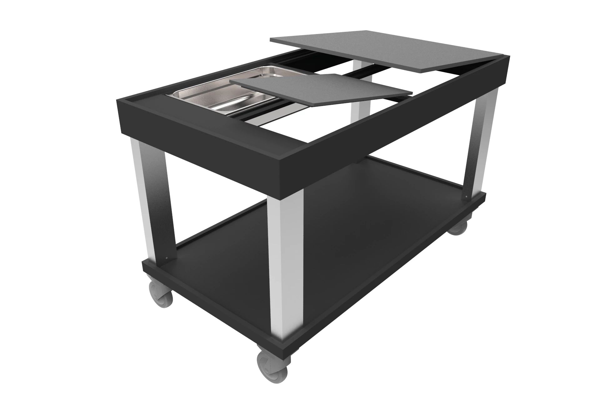 Cobertura de Madeira para Carro de Buffet 710x695mm
