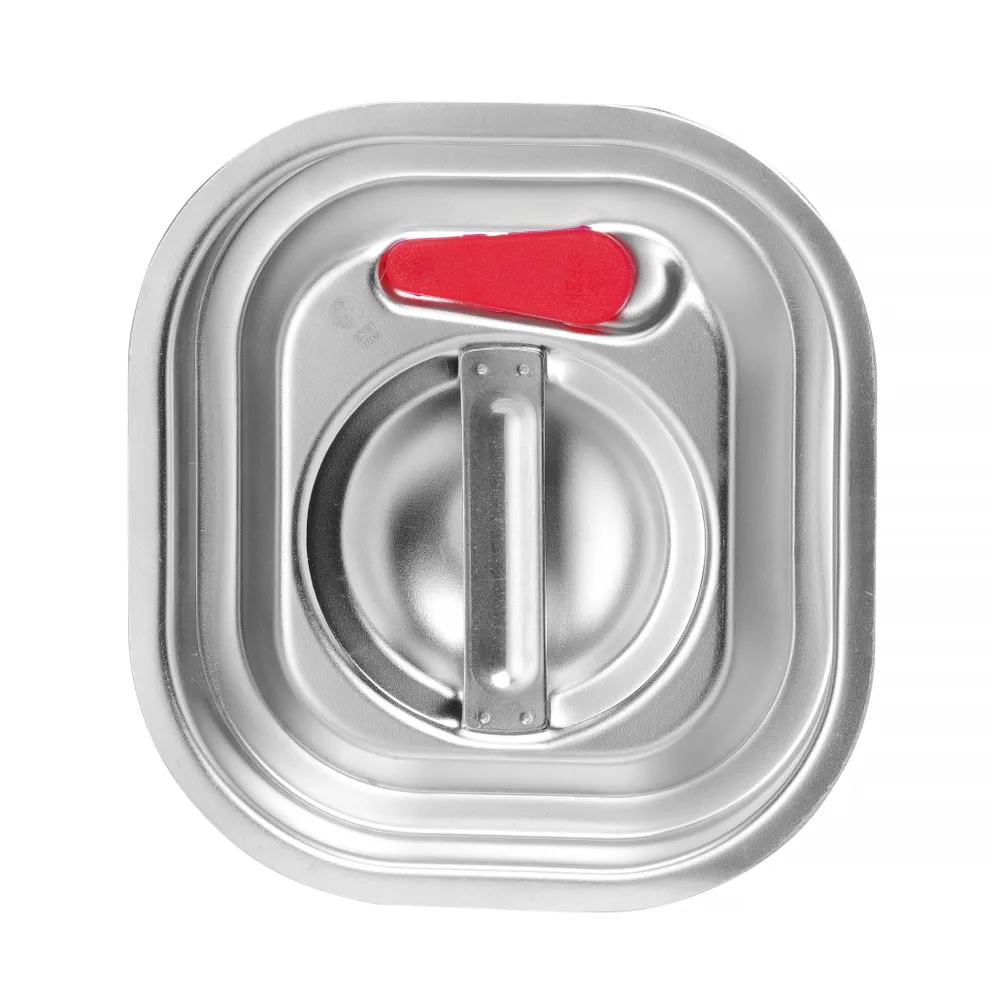Tampa Gastronorm 1/9 com Vedação Silicone 156x142mm