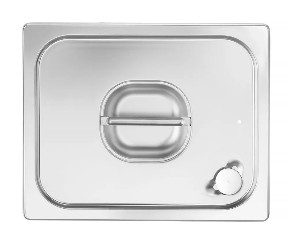 Tampa Gastronorm GN 1/2 com Aro Silicone 265x325mm para Vedação