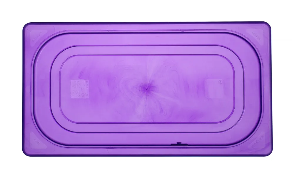 Tampa Gastronorm GN 1/3 Roxo HENDI - Polipropileno 325x176mm