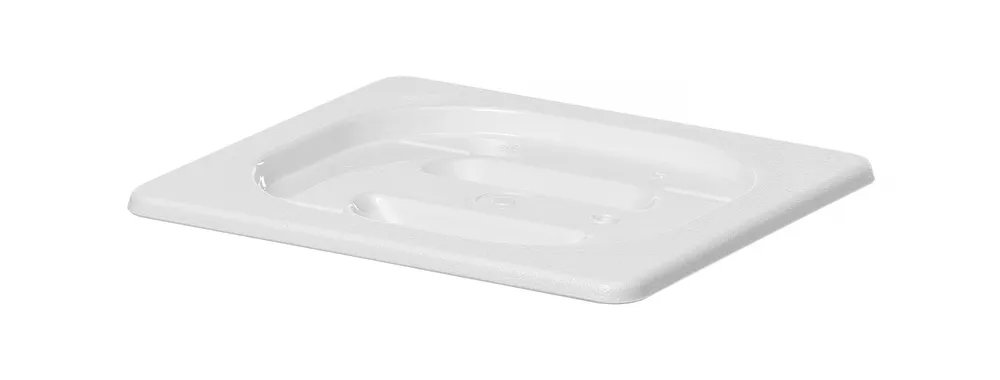 Tampa Gastronorm GN 1/6 Policarbonato Branco 176x162mm
