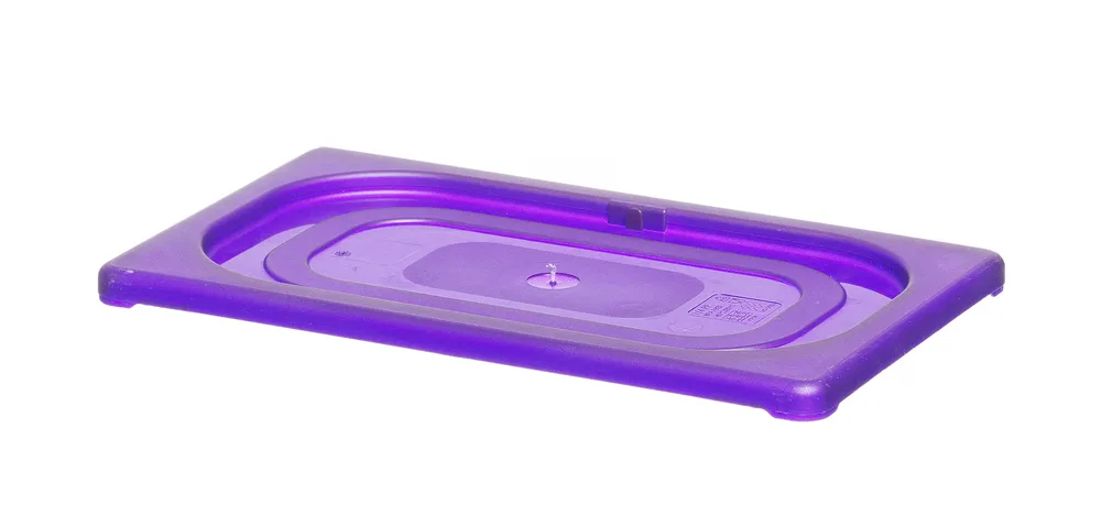 Tampa Gastronorm GN 1/4 Roxo Hendi - Polipropileno 265x162mm