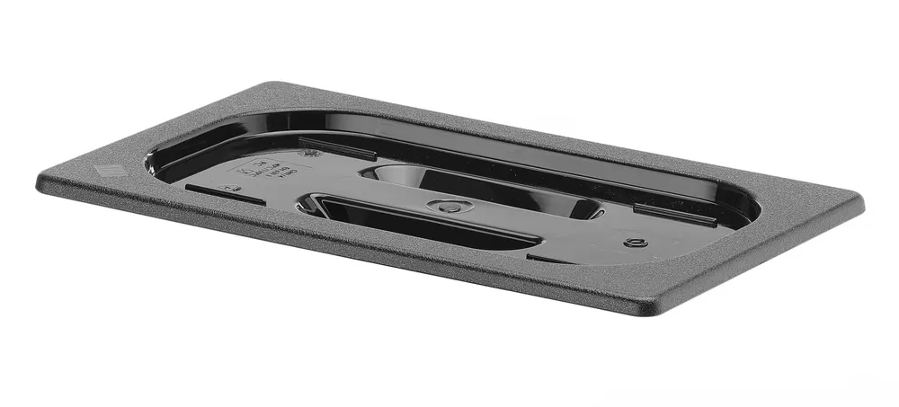 Tampa Gastronorm GN 1/4 Policarbonato Preto 265x162mm