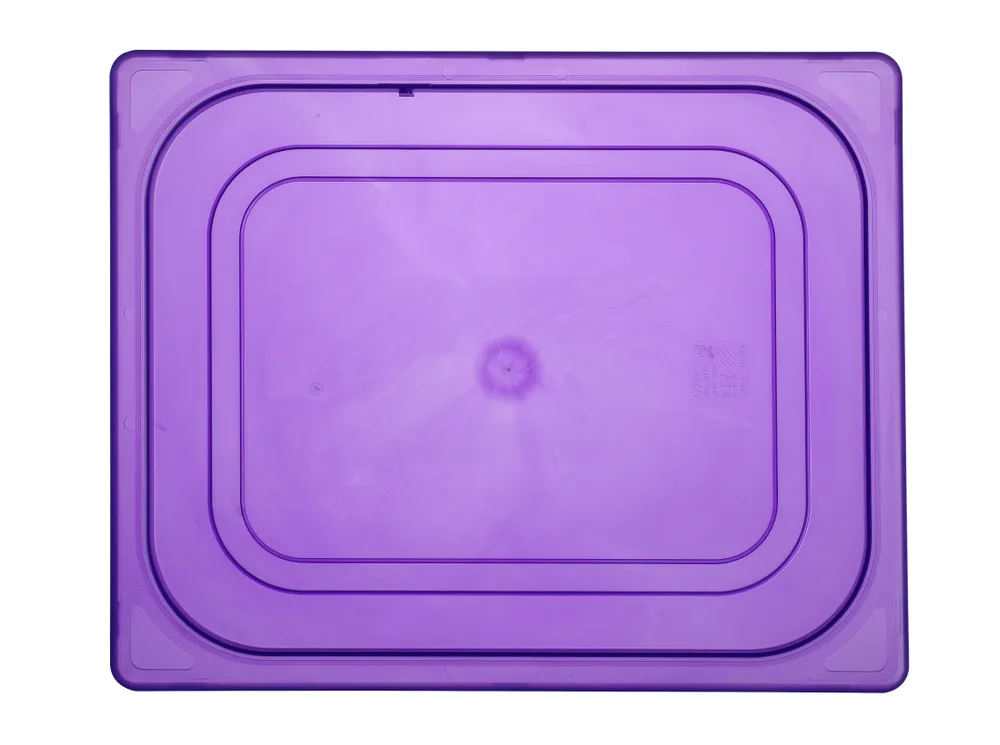Tampa Gastronorm GN 1/2 em Polipropileno Roxo Hendi