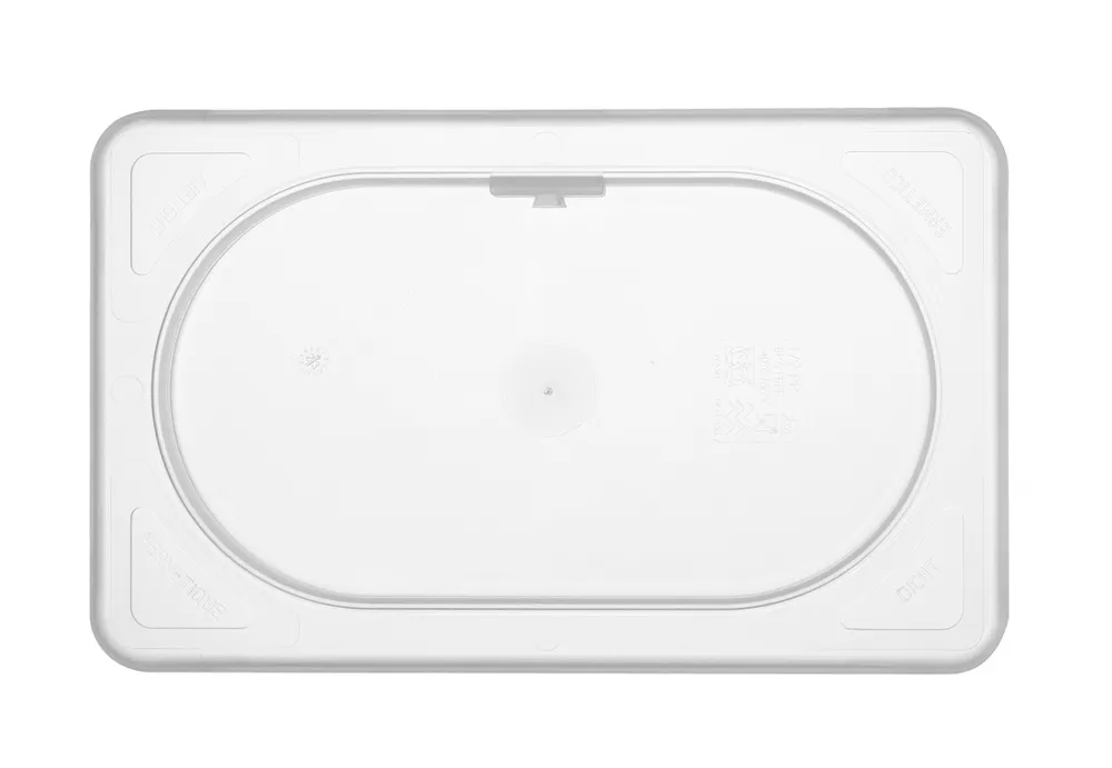 Tampa Gastronorm GN 1/9 Transparente HENDI - Vedação Higiénica