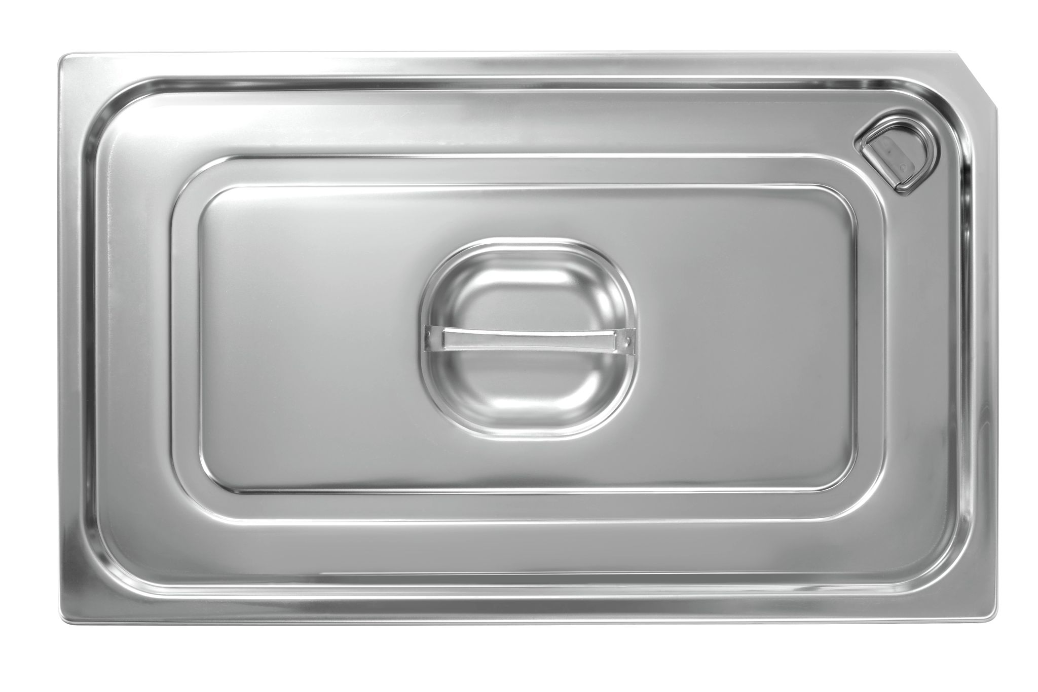 Tampa Hermética GN 1/2 Aço Inoxidável 18/10 para Cozinha Profissional