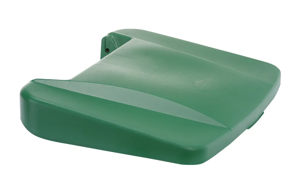 Tampa para Recipiente de Lixo Verde 510x426mm em Polietileno