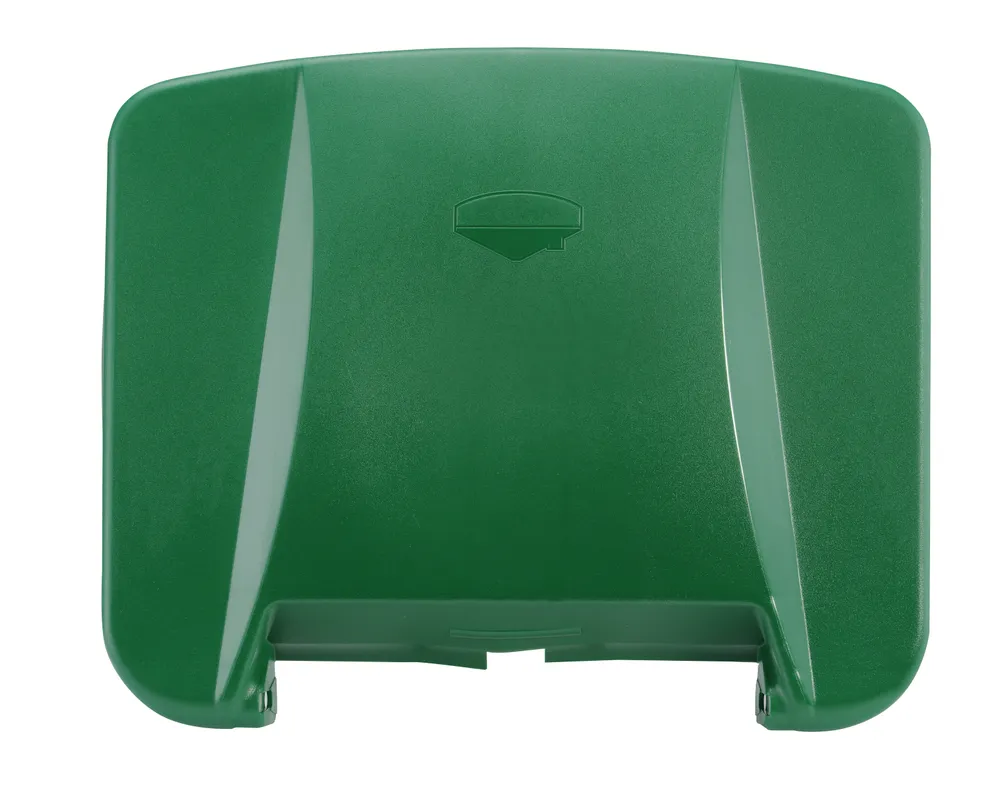 Tampa para Recipiente de Lixo Verde 510x426mm em Polietileno