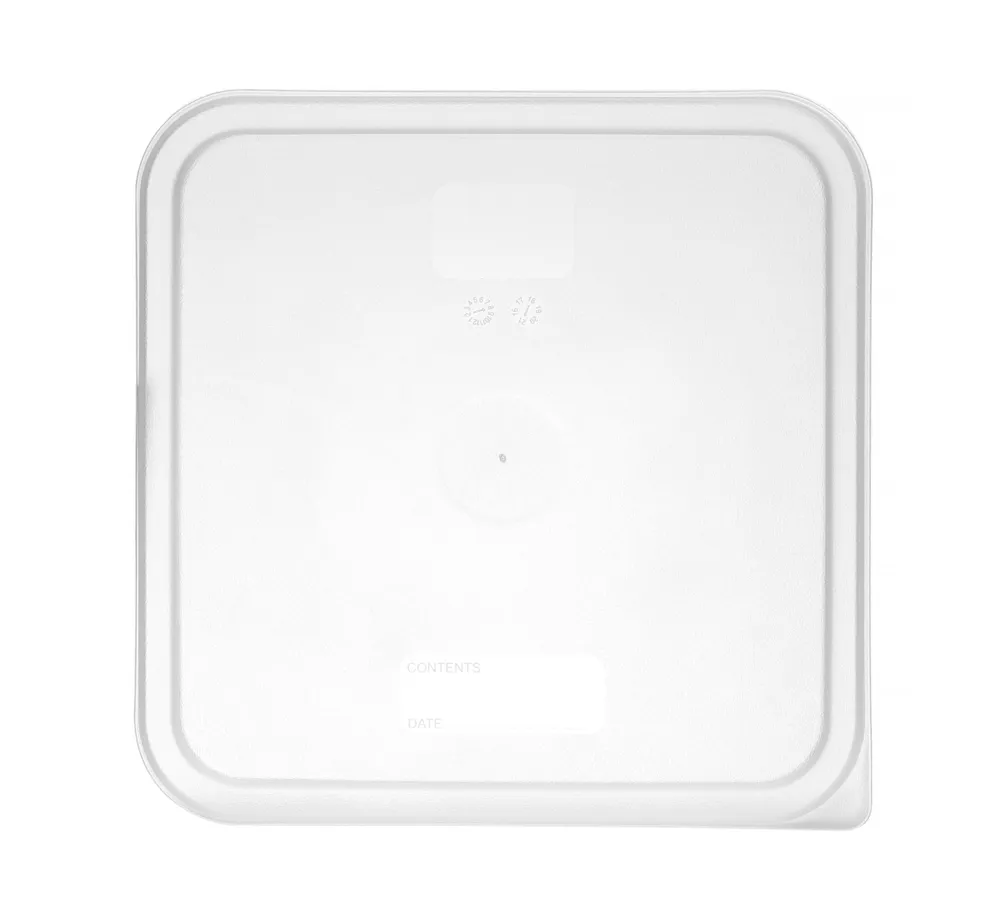 Tampa para Recipiente de Alimentos 228x228mm Polipropileno