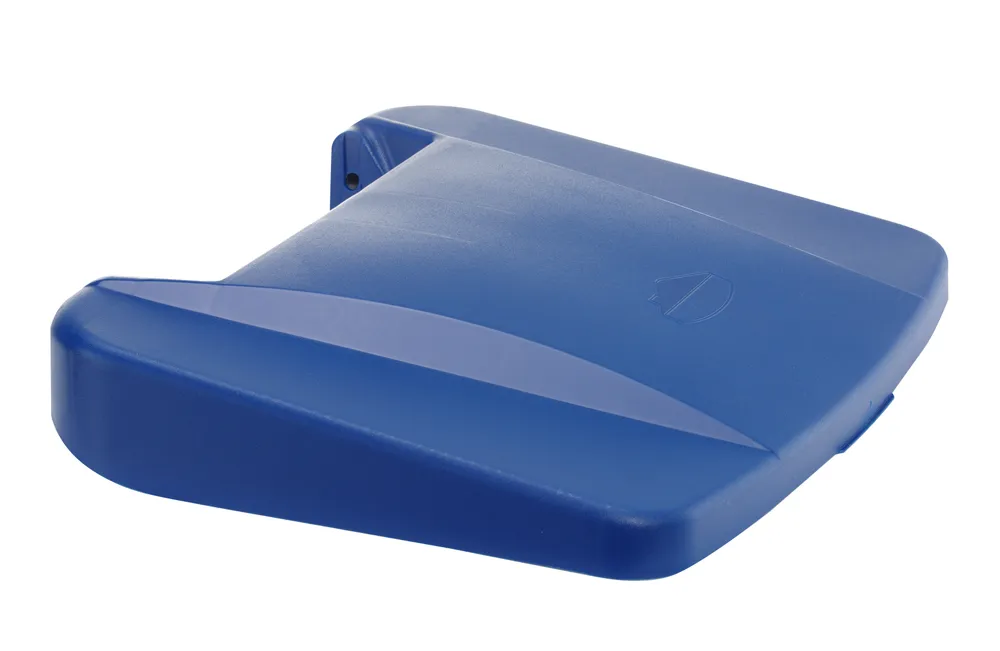 Tampa para Recipiente de Lixo 510x426mm Azul em Polietileno